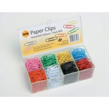 Paper Clips Marbig 33Mm Asst Cols Bx800