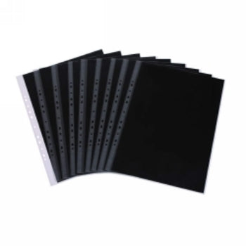 Display Book Pocket Refills 10'S A3 Black Inserts