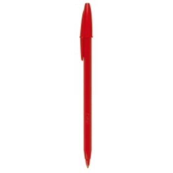 Pen Bic Bp Economy Med Red Bx12