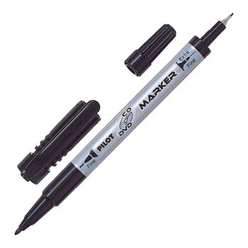 Marker Pilot Cd/Dvd Black Xfine Twin Ended