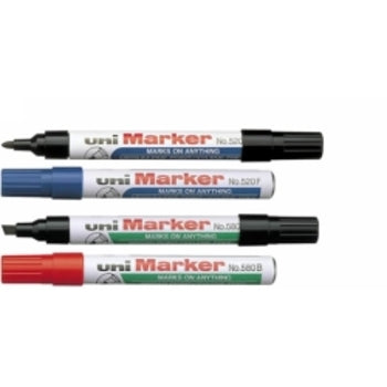 Sp- Marker Uni 580B Permanent Chisel Blue