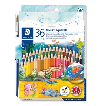 Sp- Pencil Coloured Staedtler Noris Aquarell 36'S