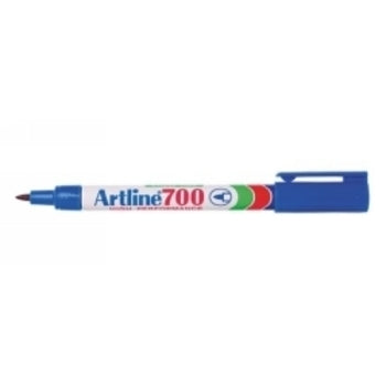 Marker Artline 700 Permanent 0.7Mm Bullet Nib Blue Bx12
