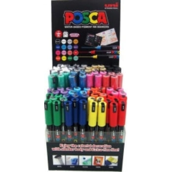 Marker Uni Posca Pc1Mr Poly Bullet Tip 1.0Mm Asst Bx12