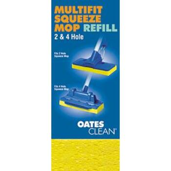 Mop Refill Squeeze Multi Fit 2 & 4 Post Oates