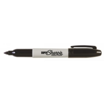 Marker Sharpie Permanent Super Fine Point Black