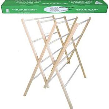 Clothes Airer Wood 12 Rail