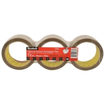 Tape Packaging Scotch 310 48Mmx50M Brown Pk3