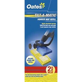 Mop Refill Squeeze Tiltamatic 2 Post 2Pk Oates