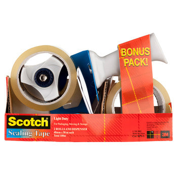Tape Sealing Scotch Bps-1 48Mmx50M 2 Rolls And Dispenser
