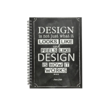 Notebook Profile A5 Hardcover Spiral Design 160Pg