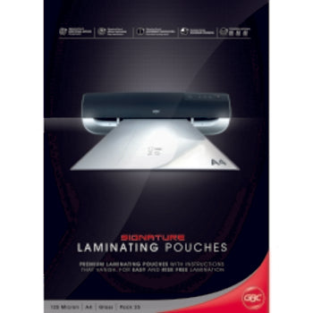 Laminating Pouches Gbc Signature A4 125 Micron Pk25