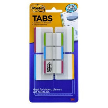 Sp- Index Tabs Post-It Durable 686-Vad1 50Mm W/Colour Strip