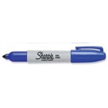 Marker Sharpie Permanent Fine 1.0Mm Blue Bx12