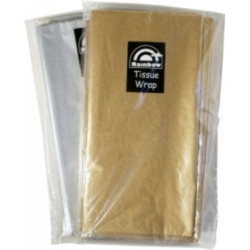 Sp- Tissue Paper Rainbow 3 Sheets Metallic Gold 500X750Mm