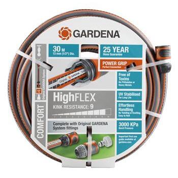 Hose Highflex W/stop 13mm X 30m GARDENA