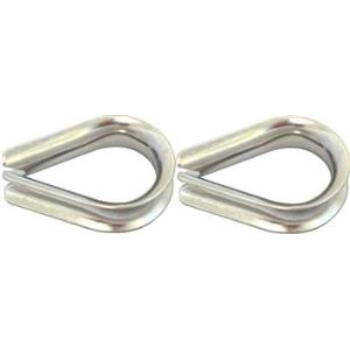 Thimble Wire Rope S/s 6mm Pk2