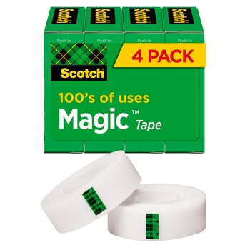 Tape Magic Scotch 810 19Mmx25M Refill Pk4