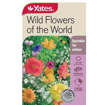 Wild Flowers Of The World Seeds Pkt Yates