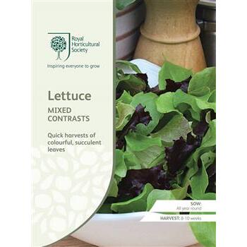 Seeds Lettuce Mixed Contrasts RHS