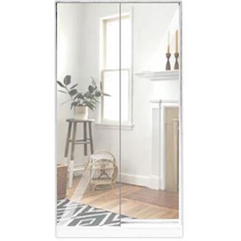 Wardrobe Mirror Full 2 Door 1800x800x580mm 1 of 2