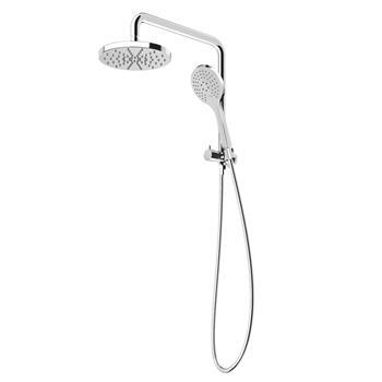 Wall Shower Set Rnd 200mm Head CP Lithe Interbath 18211