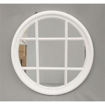 Mirror Garden Round White