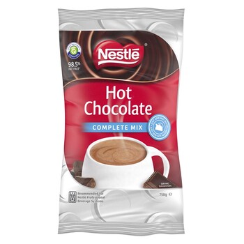 Hot Chocolate Nestle Complete Mix Soft Pack 750G