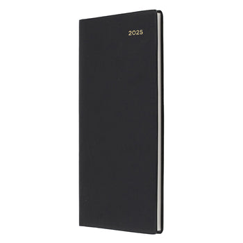 Diary 2025 Collins Belmont B6/7 176X88Mm 377P.V99 Pvc Slim Wtv Port Black