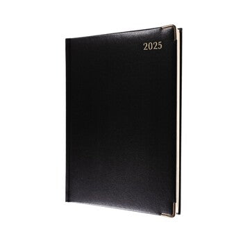 Diary 2025 Collins Classic 190X260Mm 1200.U99 Manager Quarto 1Dtp Black