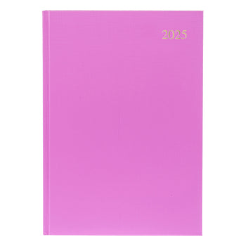 Agenda Collins 2025 Con Copertina Rigida Effetto Pelle - Settimanale, Gialla, Con Calendario Internazionale