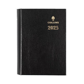 Diary 2025 Collins Sterling A7 105X74Mm 133P.P99 With Pencil 1Dtp Black