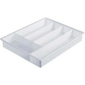 Tray Cutlery 5 Compt White