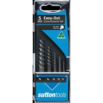 Screw Extractor Set Easy Out 5Pc Sutton