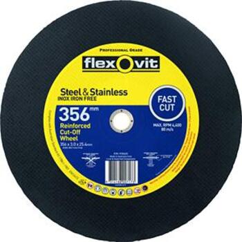 Flexovit Wheel Cut off Metal 356x3x25 4