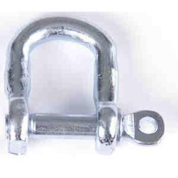 Shackle D Galvanised 6mm Card Of 2