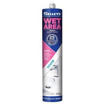 Silicone Wet Area White 300g Selleys