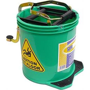 Bucket Mop Contractor Green 16Lt Nab