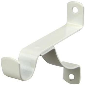 Curtain Bracket Stayed 75mm Ivory Pack of 2