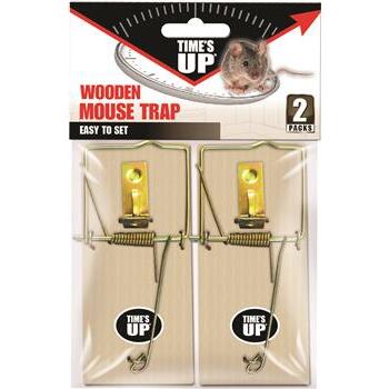 Mouse Trap Wooden Times Up Twin Pack