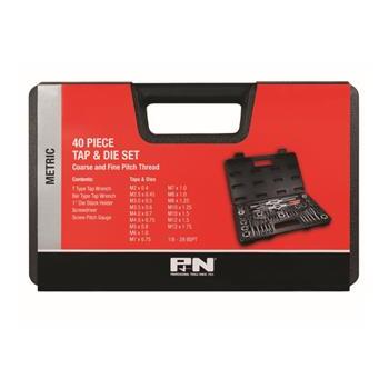 Tap & Die Metric Carbon Steel 40pce Set