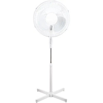 Fan Pedestal 40cm White ROK