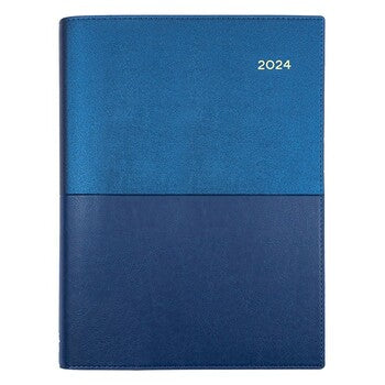 Diary 2024 Collins Vanessa A4 145.V59 1Dtp Blue