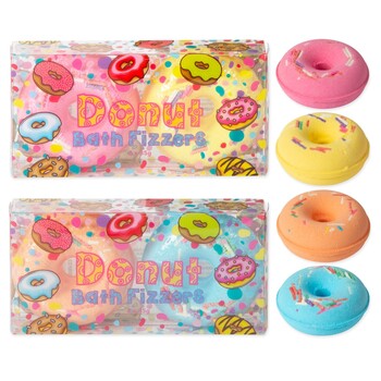Gift Bath Fizzer Suda 45Gm Donut Pack Of 2 Scented 2 Asst