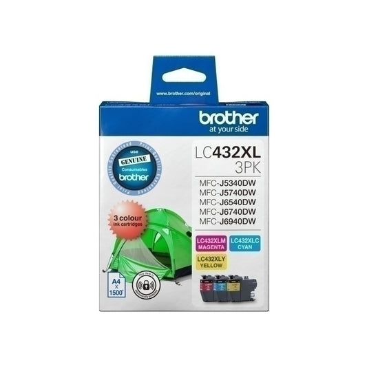 Brother LC432XL CMY Colour Pk