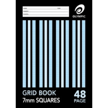 Grid Book Olympic A4 7Mm Grid 48Pg