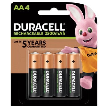 Battery Duracell Nimh Rechargeable 1950 Aa4