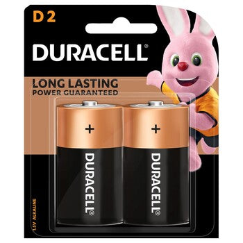 Battery Duracell Alk D Bp2