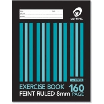 Exercise Book Olympic 225X175Mm 8Mm Ruled 160Pg