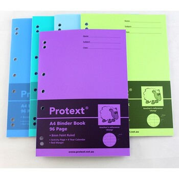 Sp- Binder Book Protext A4 8Mm Ruled Pp Cover 96Pg Sheep